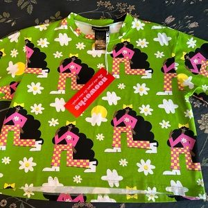 NOOWORKS Crop Top in Checkered Ladies